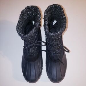 Baretraps Black Zipper Winter Boots
